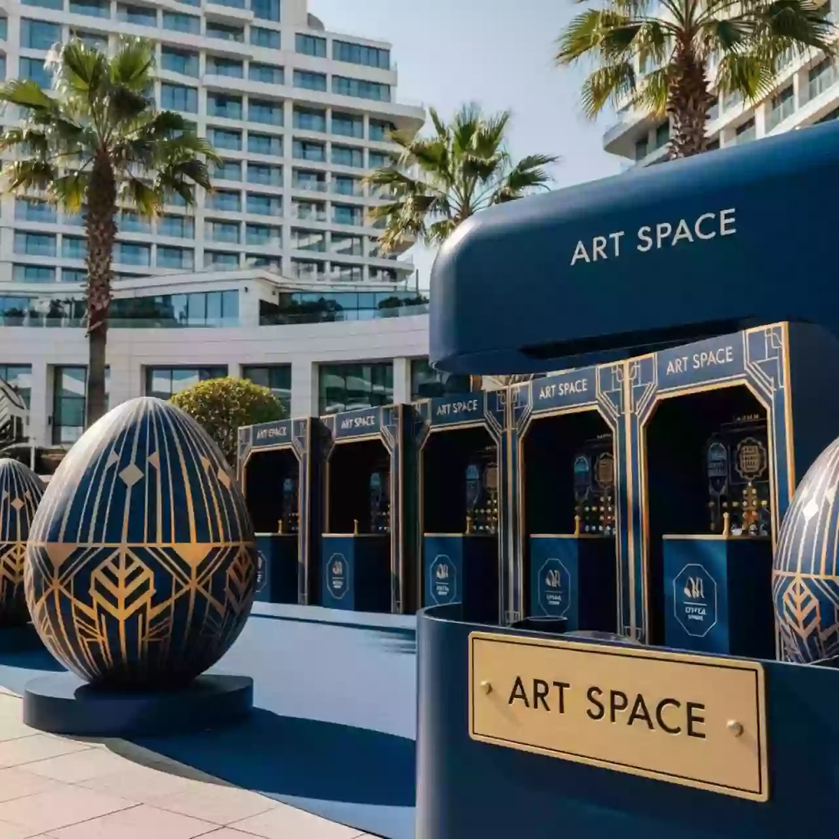 Аренда Аттракционы на Пасху в Courtyard by Marriott Sochi — ART SPACE