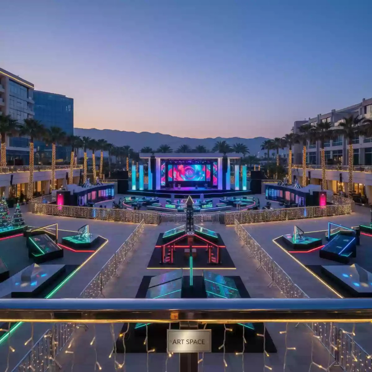 Аренда Аттракционы на Рождество в Mantera Supreme — ART SPACE