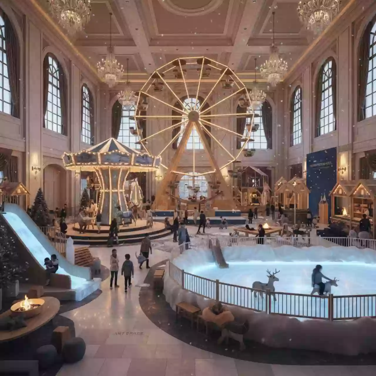 Аренда Аттракционы зимой в Mövenpick Hotel — ART SPACE