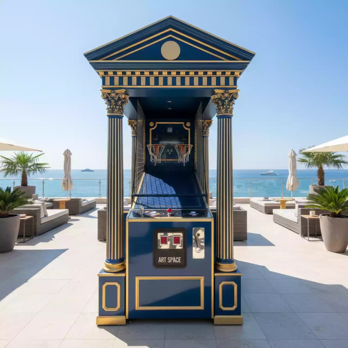 Аренда Автомат Баскетбол в ресторане «Voda» — ART SPACE