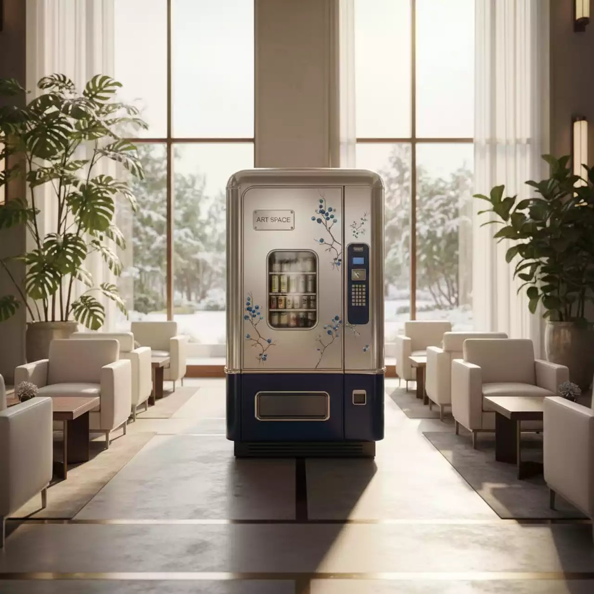 Аренда Автомат газ воды новогодний в Swissôtel Resort Sochi Kamelia — ART SPACE