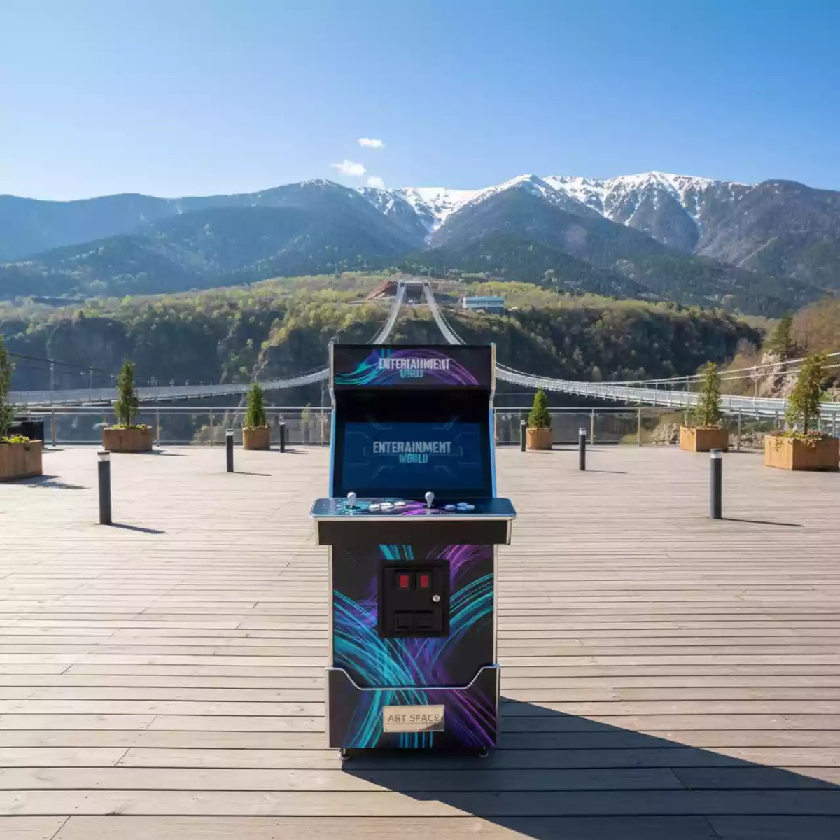 Аренда Автомат игровой Мир развлечений в Skypark Sochi — ART SPACE