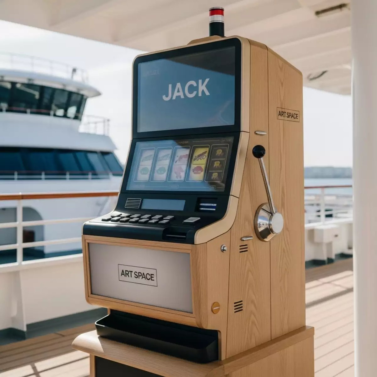 Аренда Автомат игровой Однорукий бандит Jack на теплоходе «Дагомыс» — ART SPACE