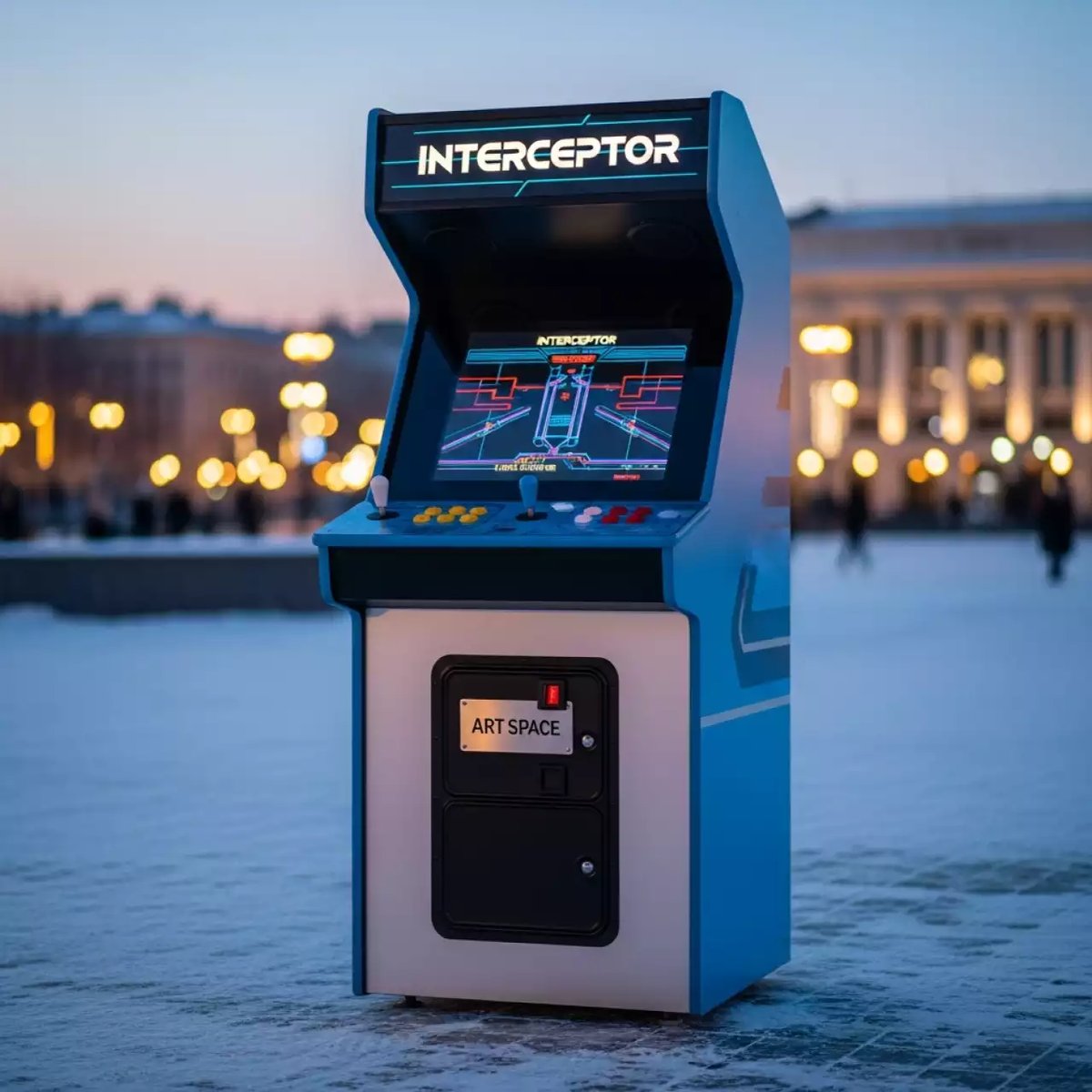 Аренда Автомат игровой Перехватчик на Медальной площади — ART SPACE
