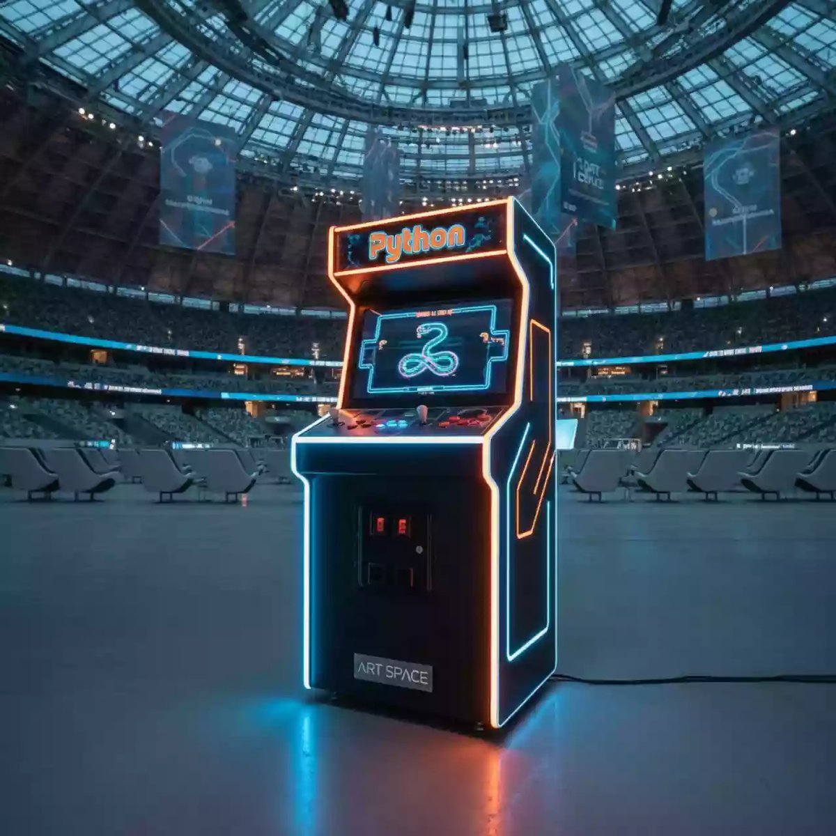 Аренда Автомат игровой Питон на арене «Фишт» — ART SPACE