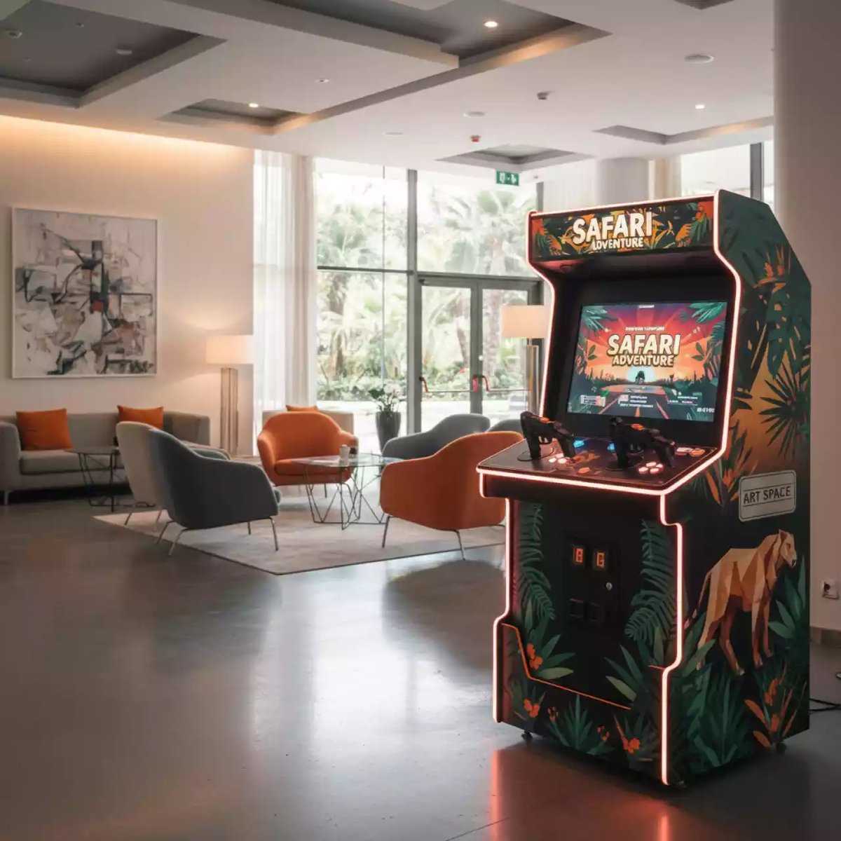 Аренда Автомат игровой Сафари в санатории «Октябрьский» — ART SPACE