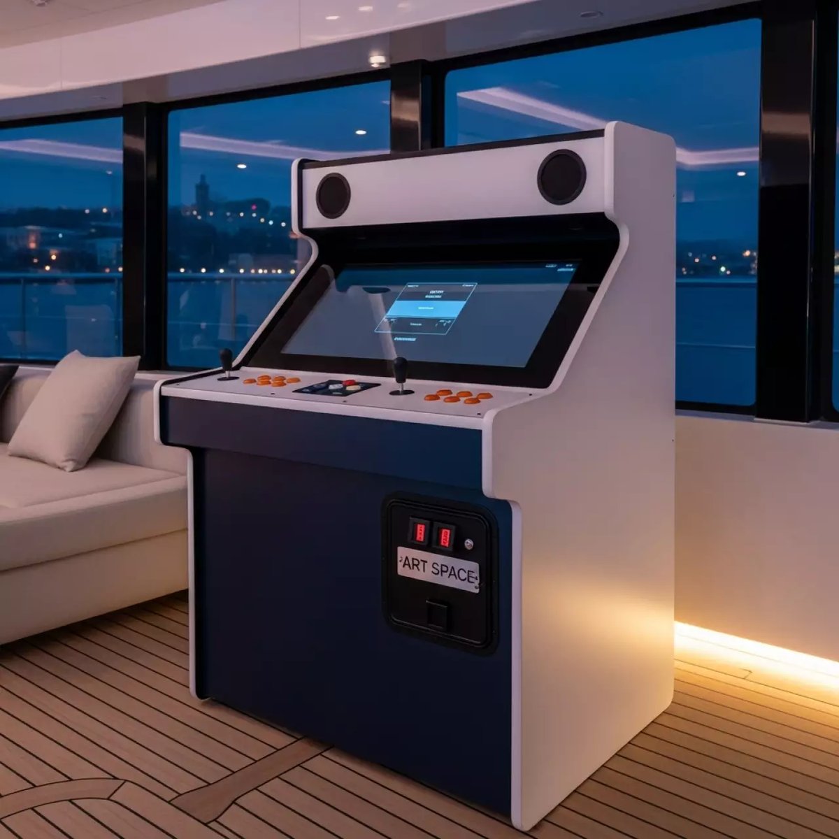 Аренда Автоматы игровые казино на VIP теплоходе (Морпорт Сочи) — ART SPACE