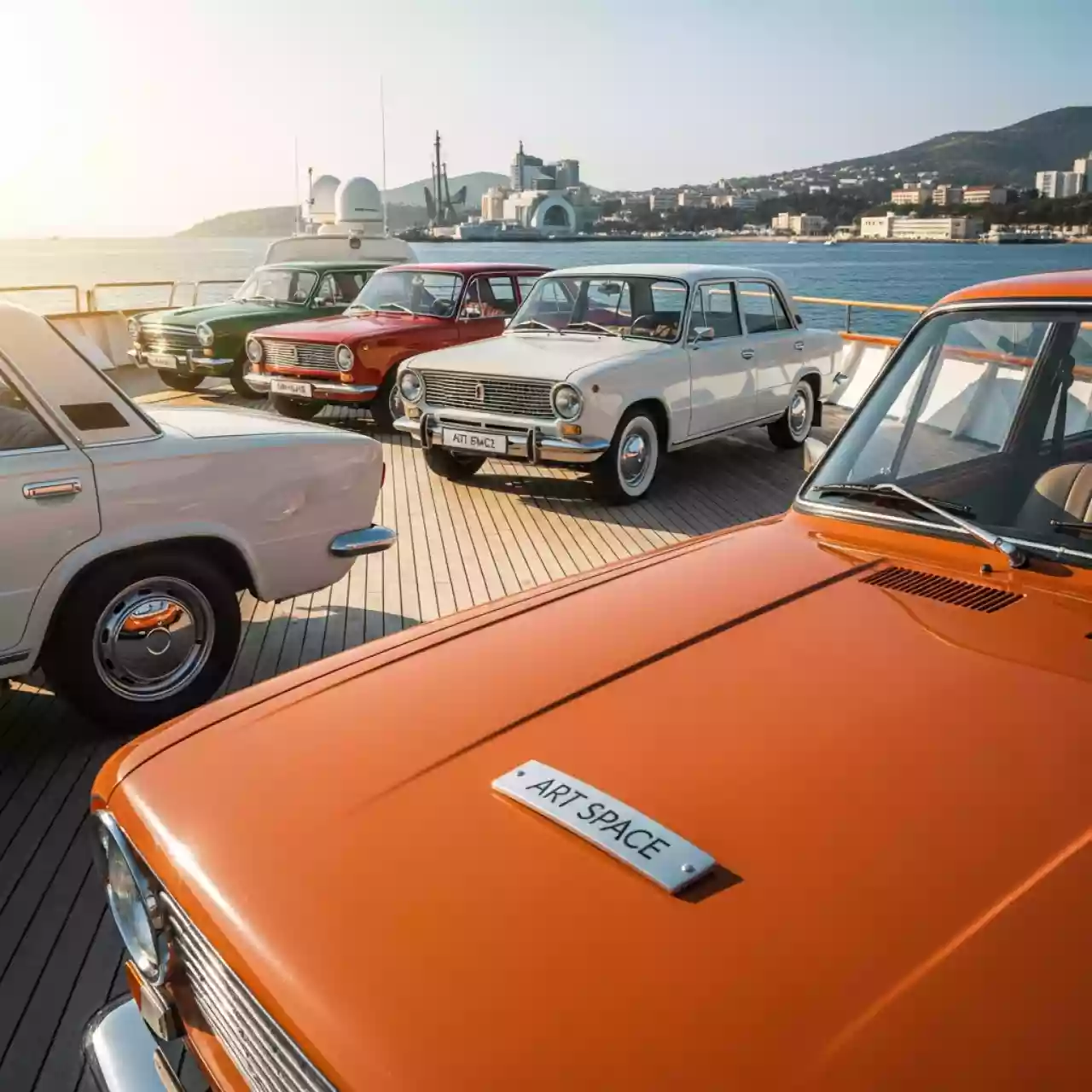 Аренда Автоматы из СССР на VIP-яхте (Имеретинский порт) — ART SPACE