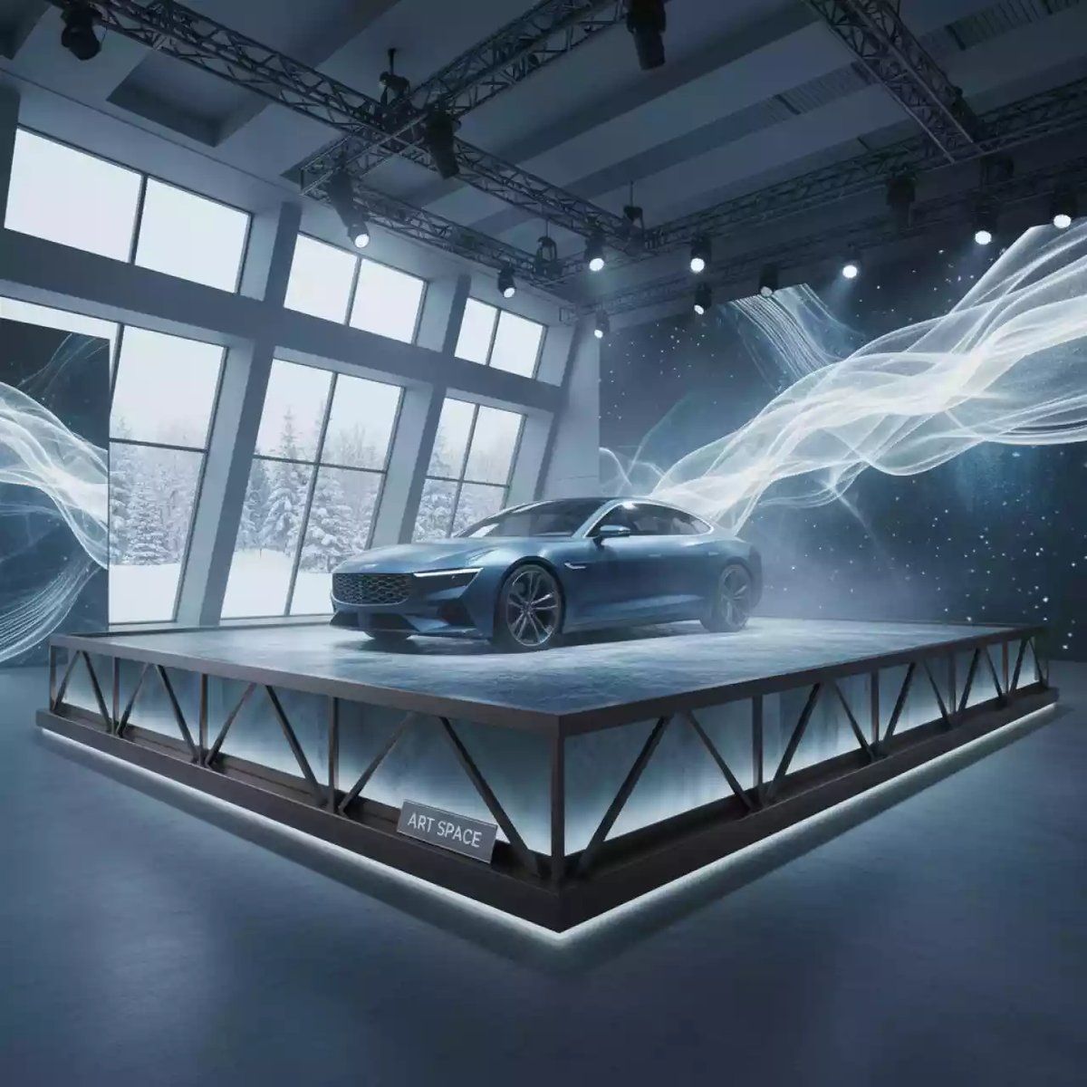 Аренда Автоподиум 5х3 для Audi A3 Sedan в Novotel Resort — ART SPACE