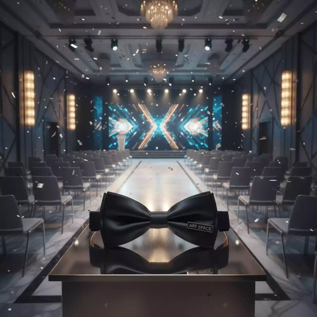 Аренда Бабочка официанта VIP черная в отеле Radisson Lazurnaya — ART SPACE