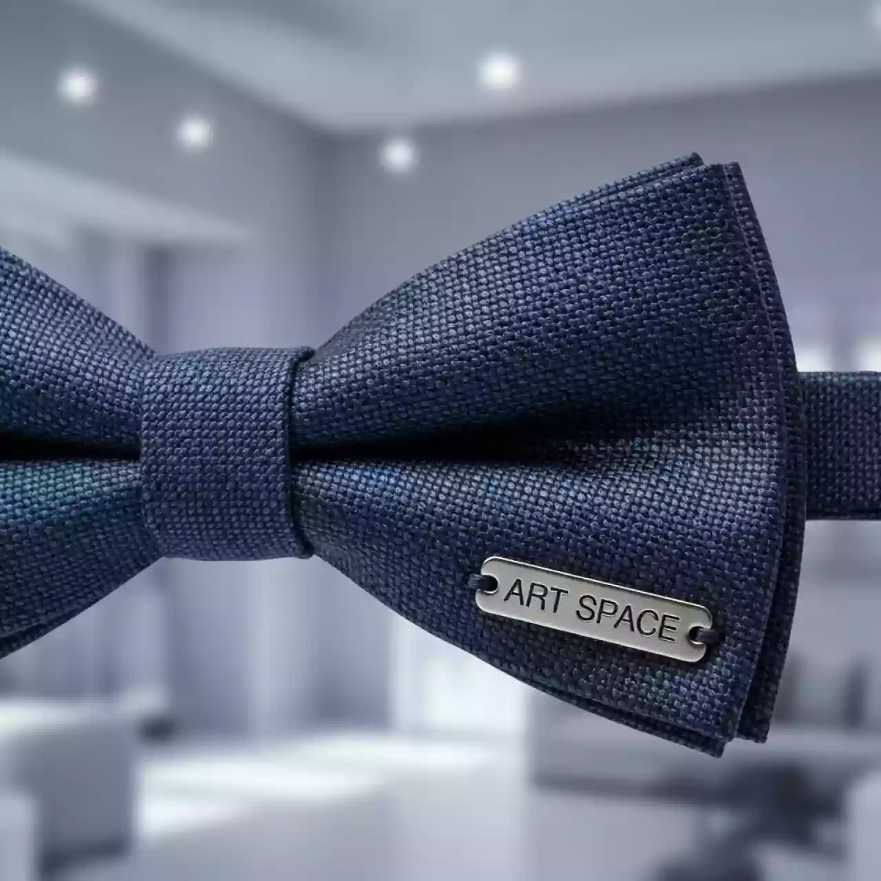 Аренда Бабочка официанта VIP темно синяя с узором в банкетном зале «Дельфин» — ART SPACE