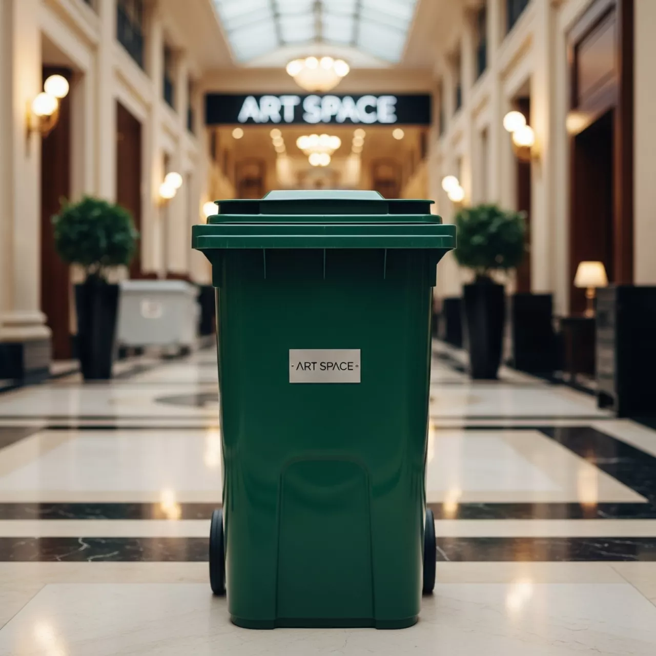 Аренда Бак для мусора Green 240 л в Гранд Отель Поляна — ART SPACE