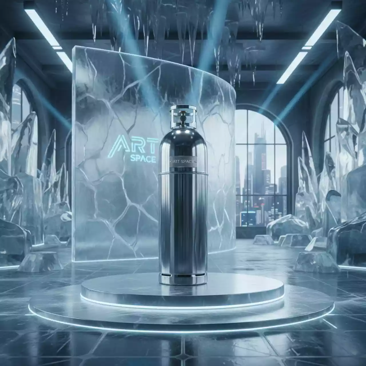 Аренда Баллон газовый стальной 27 л в Ледовом дворце «Айсберг» — ART SPACE