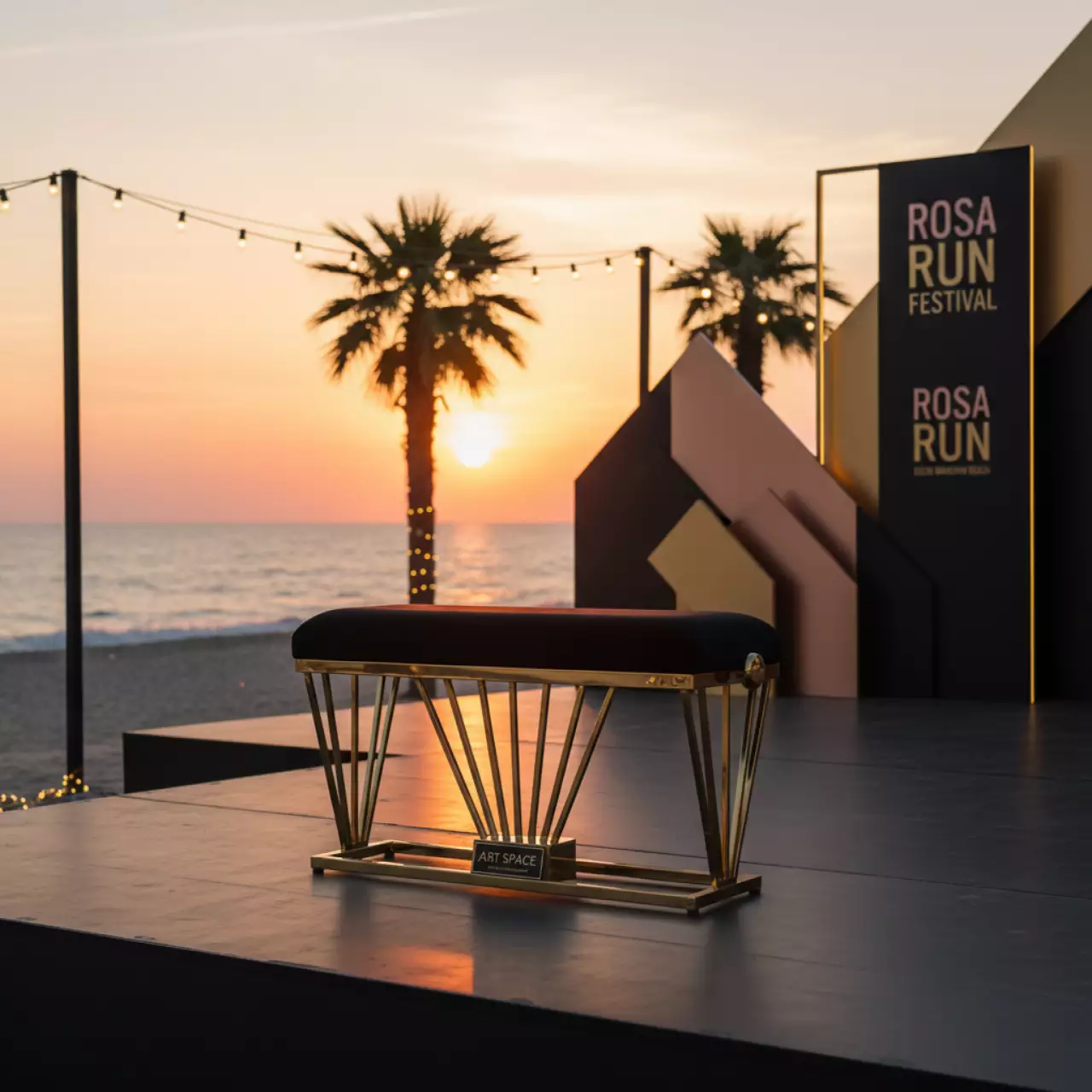 Аренда Банкетка для клавиш и роялей на пляже «Мандарин» — ART SPACE