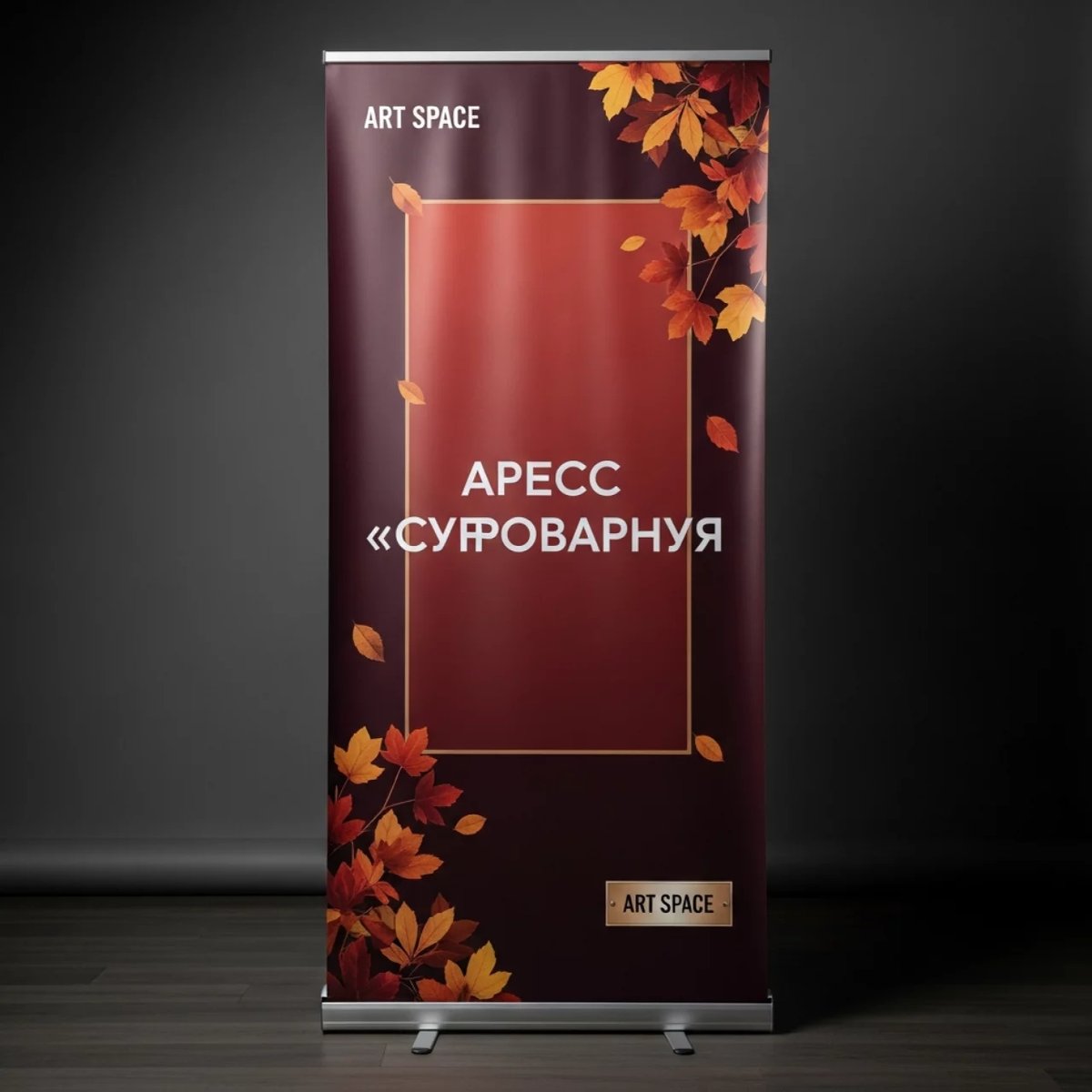 Аренда Баннер для корпоратива в ресторане «Сыроварня» — ART SPACE