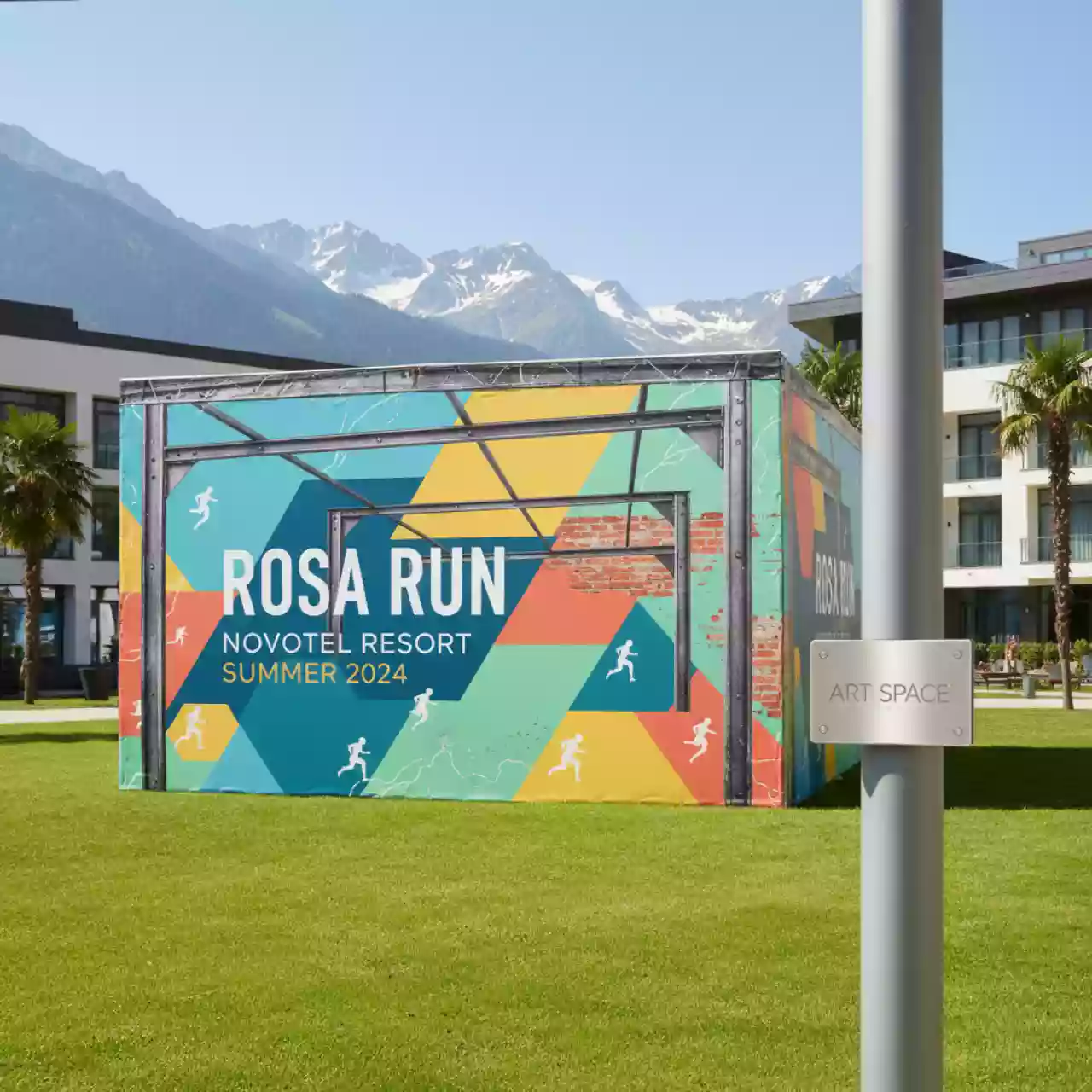 Аренда Баннер для шатра для использования внутри и снаружи в Novotel Resort — ART SPACE
