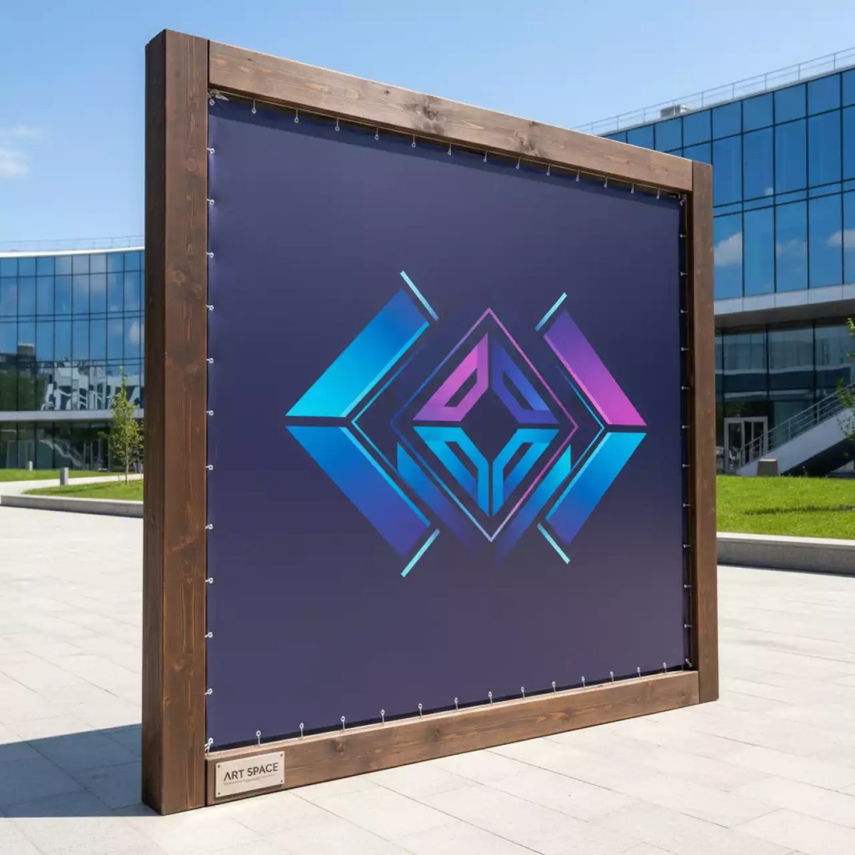 Аренда Баннер на брусе 4х2,5 м в ОКЦ «Галактика» — ART SPACE