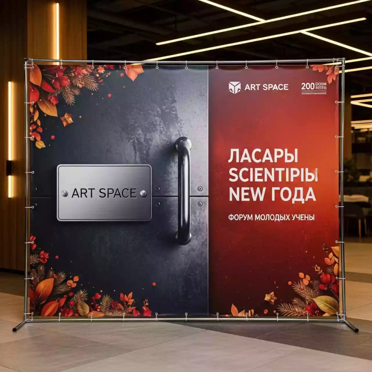 Аренда Баннер на Новый год в Golden Tulip Rosa Khutor — ART SPACE