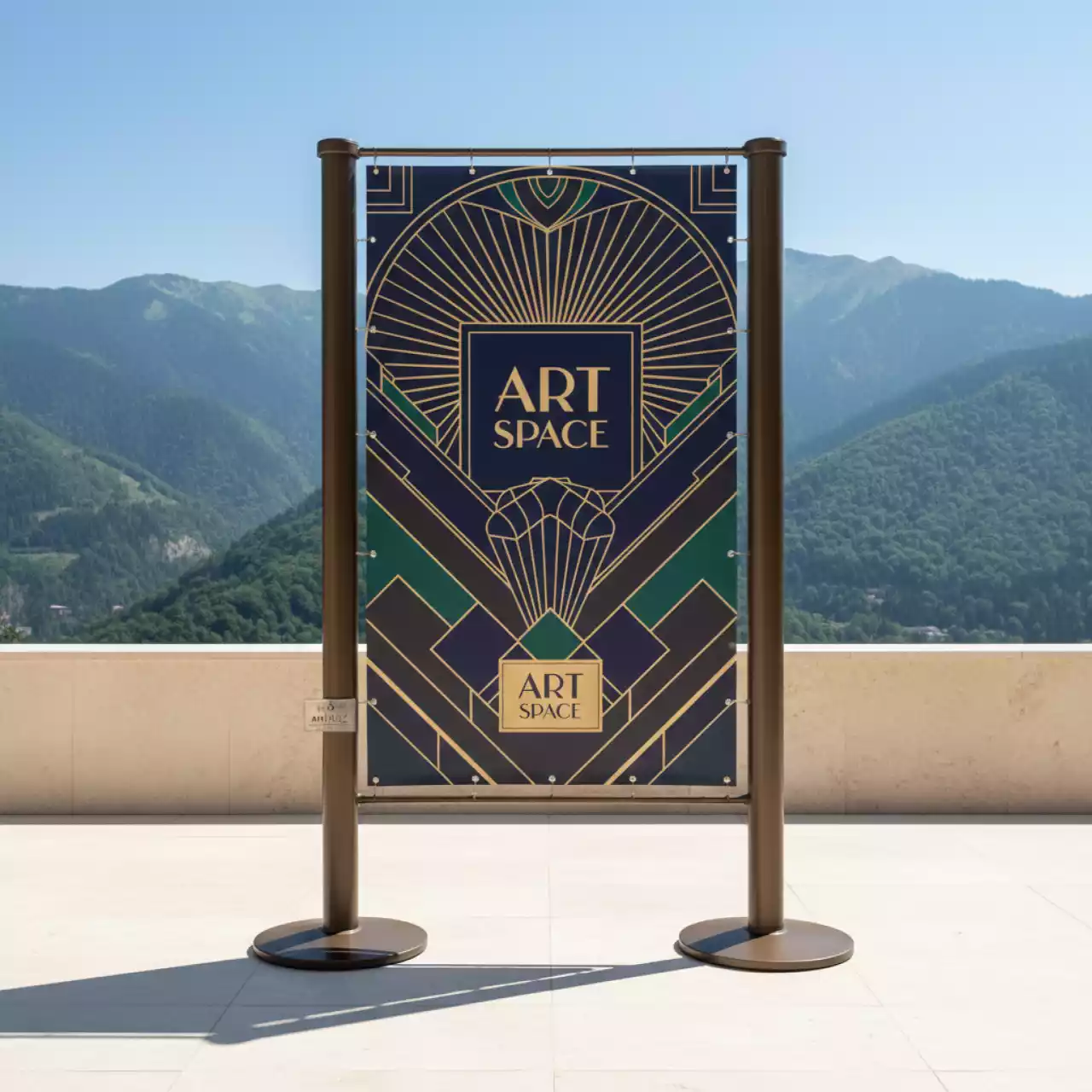 Аренда Баннер на ножках уличный в Rixos Krasnaya Polyana — ART SPACE