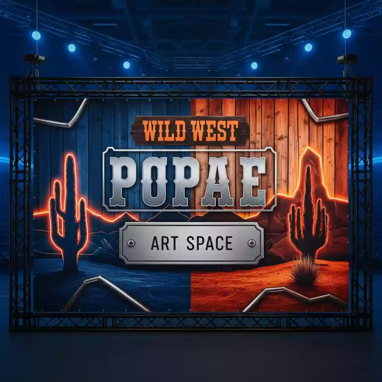 Аренда Баннер в стиле Дикий Запад в VK Stadium Sirius — ART SPACE