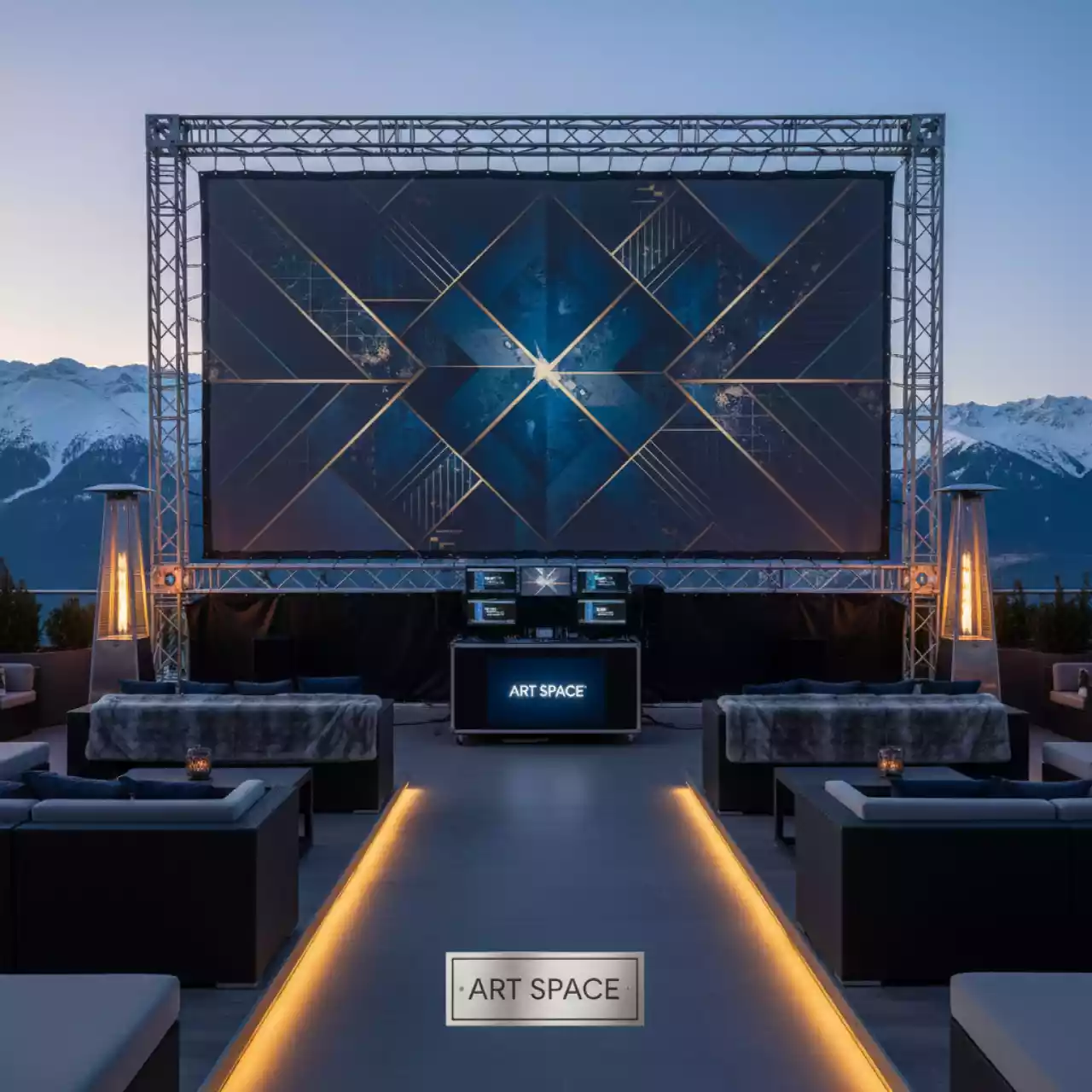 Аренда Баннер Vikuflex A ламинированный Frontlit 440 гр 50x1,1 м матовый в Rixos Krasnaya Polyana — ART SPACE