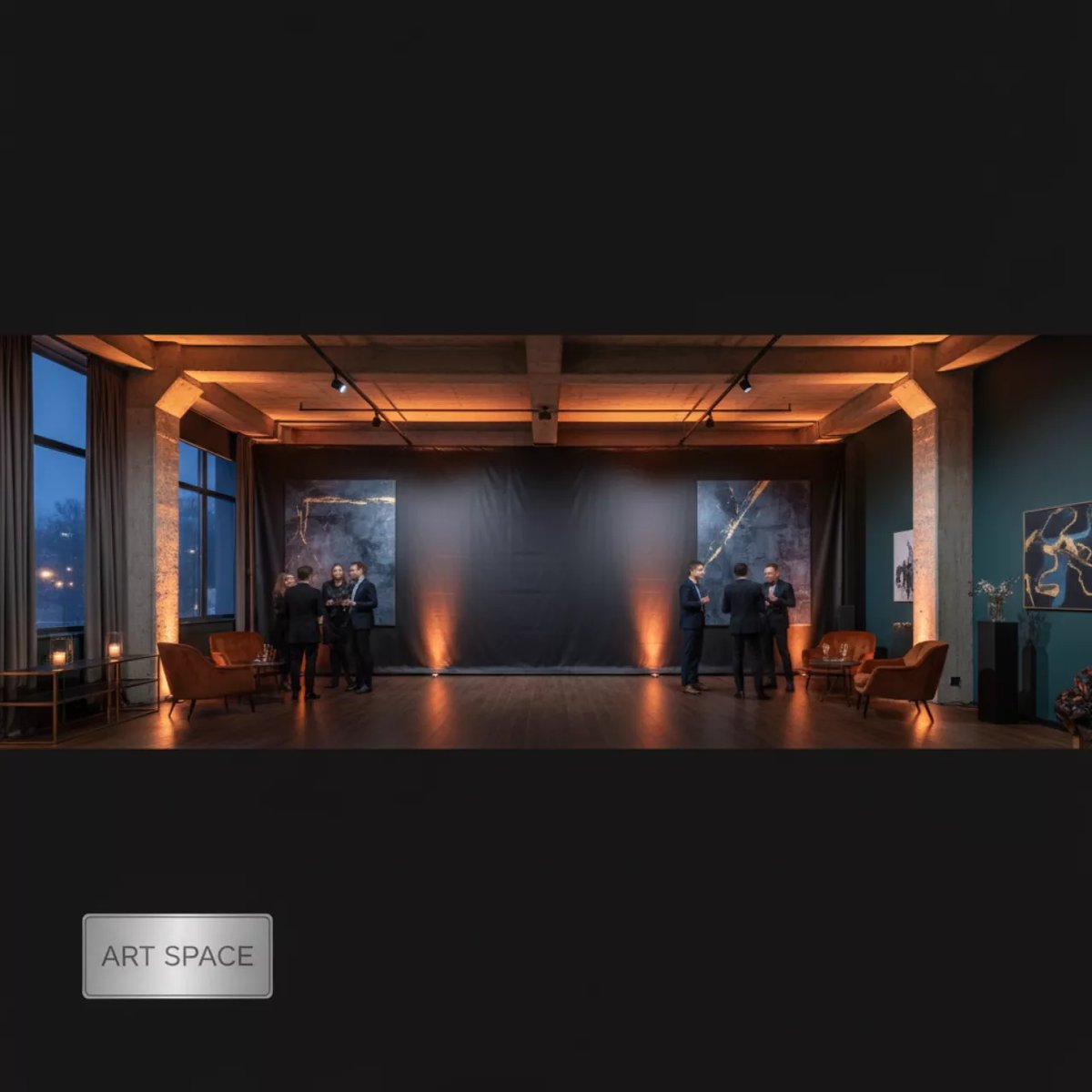 Аренда Баннер Vikuflex литой Black Back 450 гр 50x5,1 м полуматовый в лофте «Студия 21» — ART SPACE