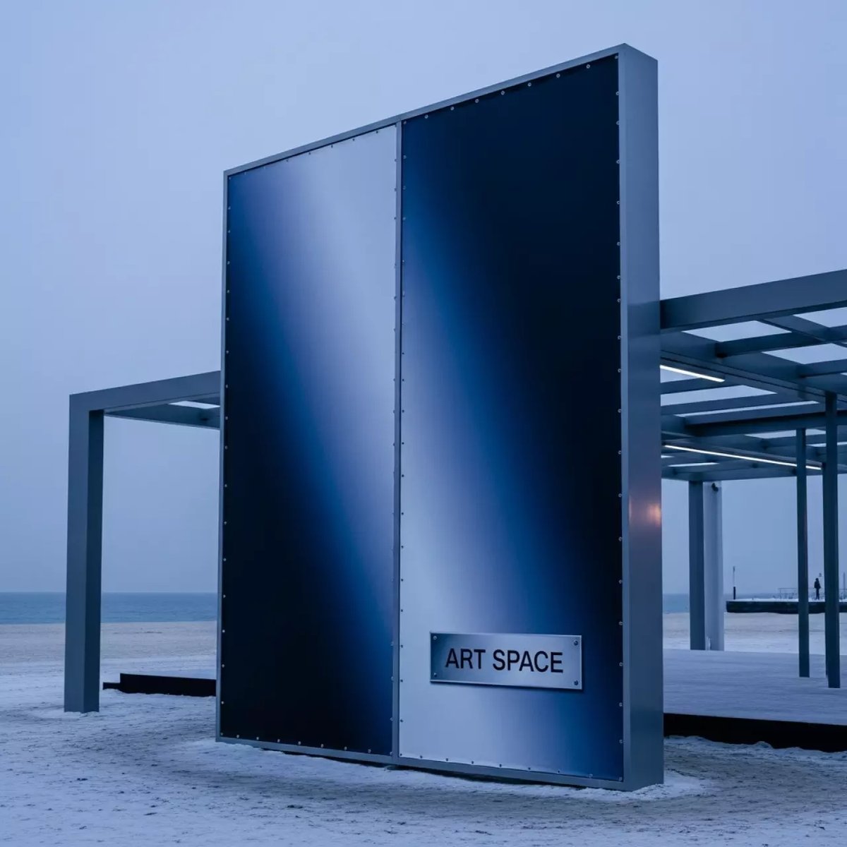 Аренда Баннер Vikuflex литой Blackout двухсторонний 440 гр 50х3,2 м на пляже «Мандарин» — ART SPACE