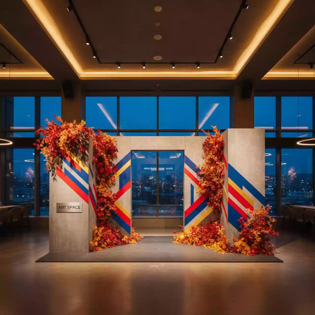 Аренда Баннерная конструкция для фотозоны в ресторане «La Terrazza» — ART SPACE