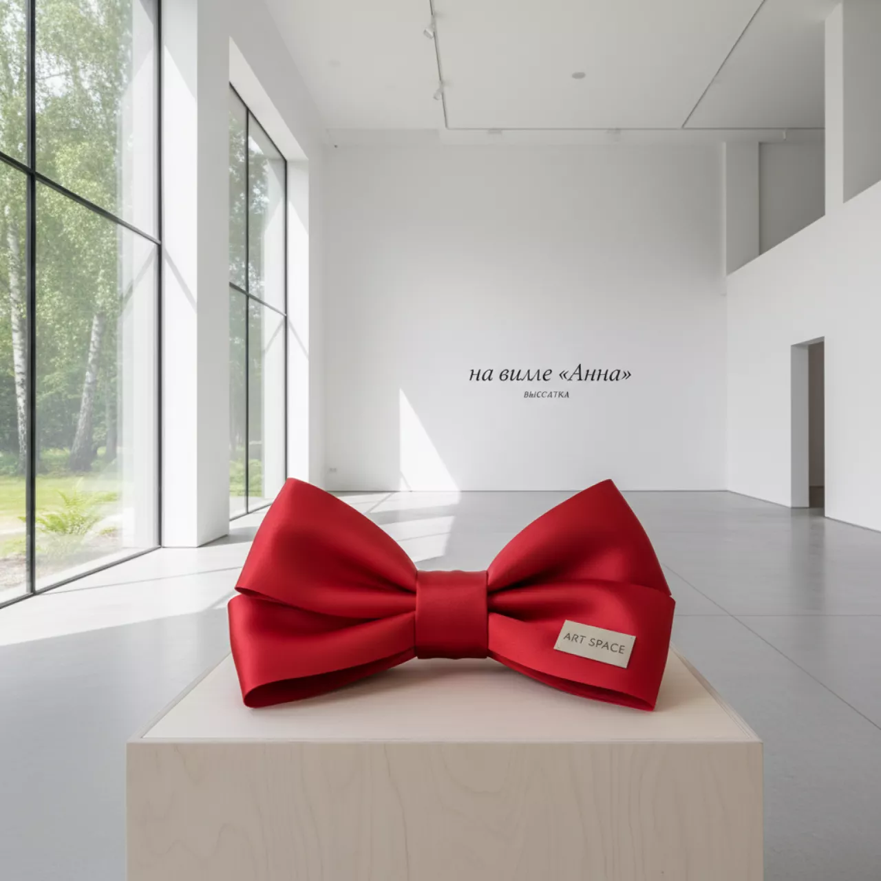 Аренда Бант атласный красный на вилле «Анна» — ART SPACE