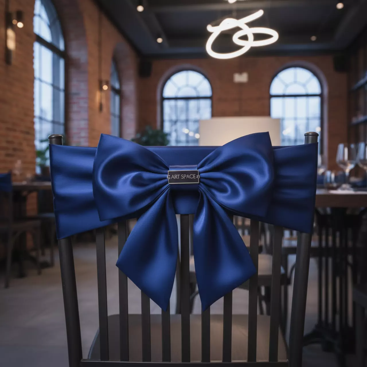 Аренда Бант атласный в ресторане «Высота 5642» — ART SPACE