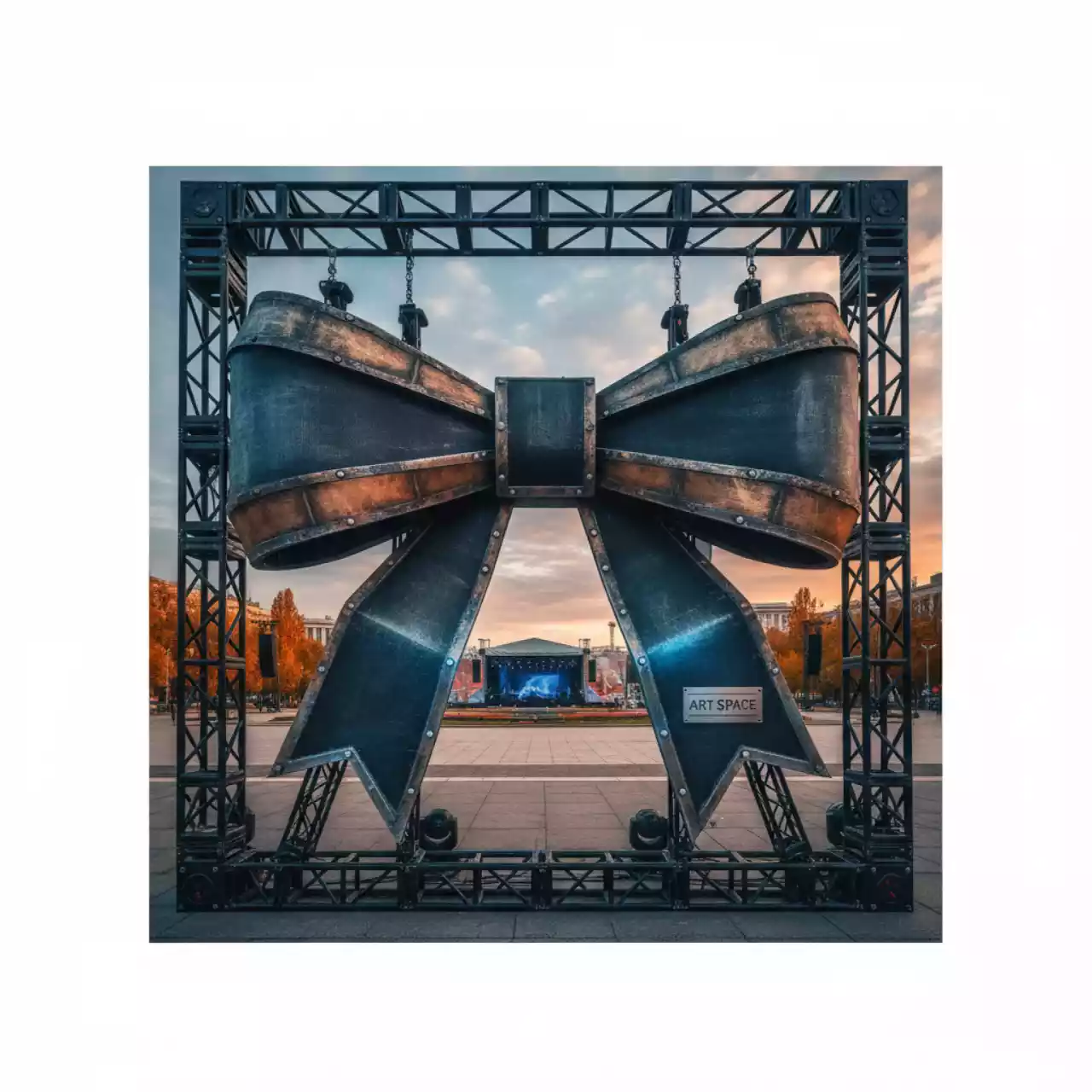 Аренда Бант для елки новогодний на Медальной площади — ART SPACE