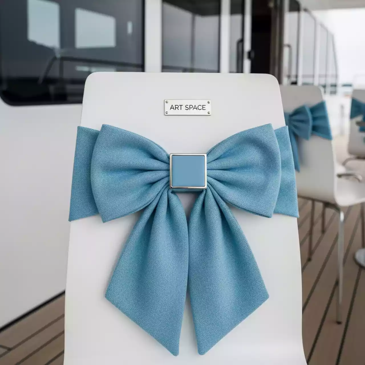 Аренда Бант голубой с пряжкой на теплоходе «Дагомыс» — ART SPACE