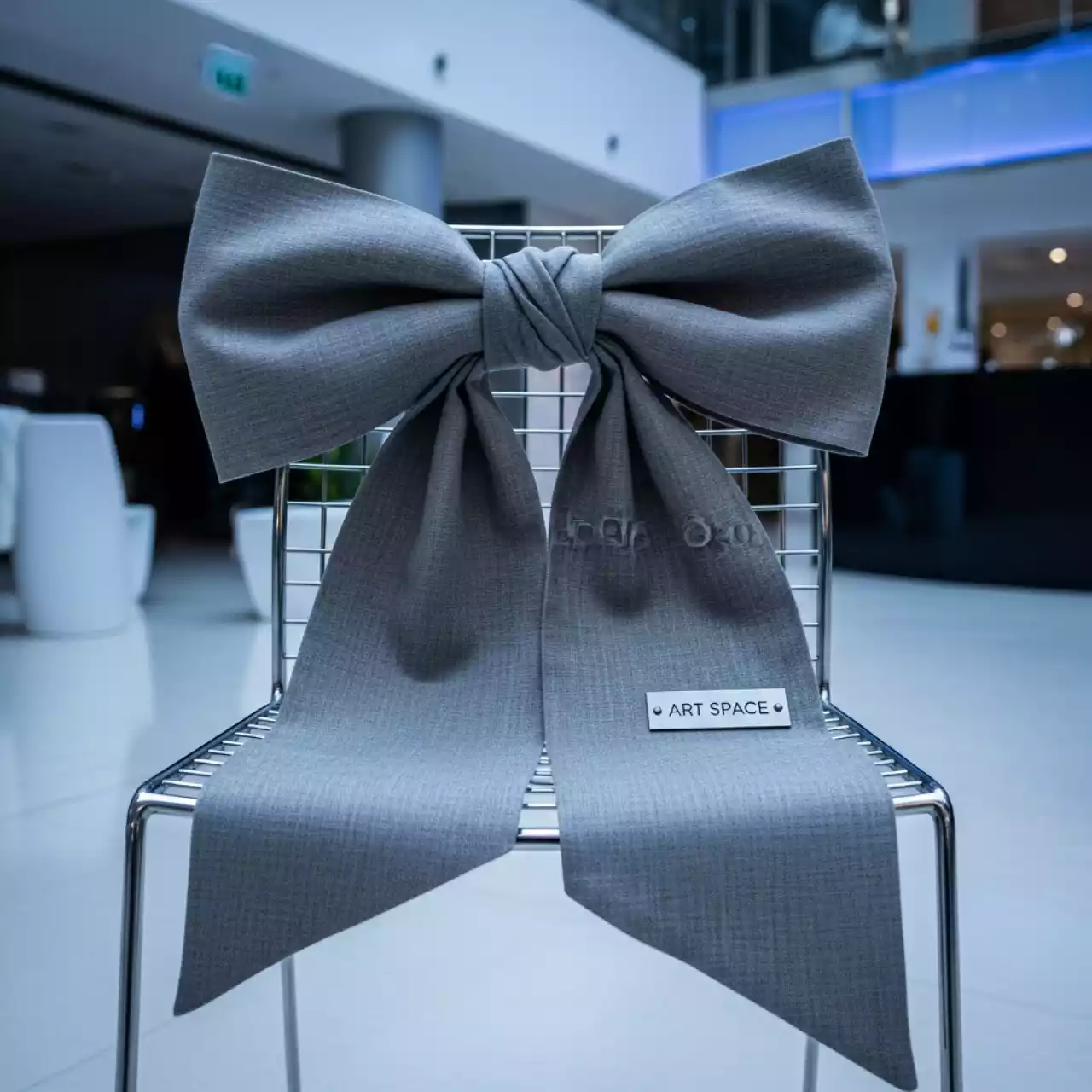 Аренда Бант из льна серый 13,5х249 см в Mercure Сочи Центр — ART SPACE