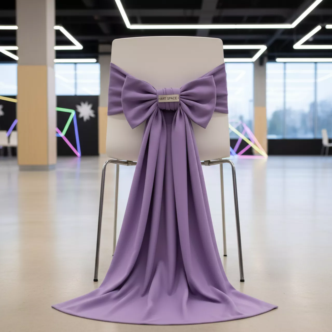 Аренда Бант лавандовый 13,5х245 см в Керлинговом центре «Ледяной куб» — ART SPACE