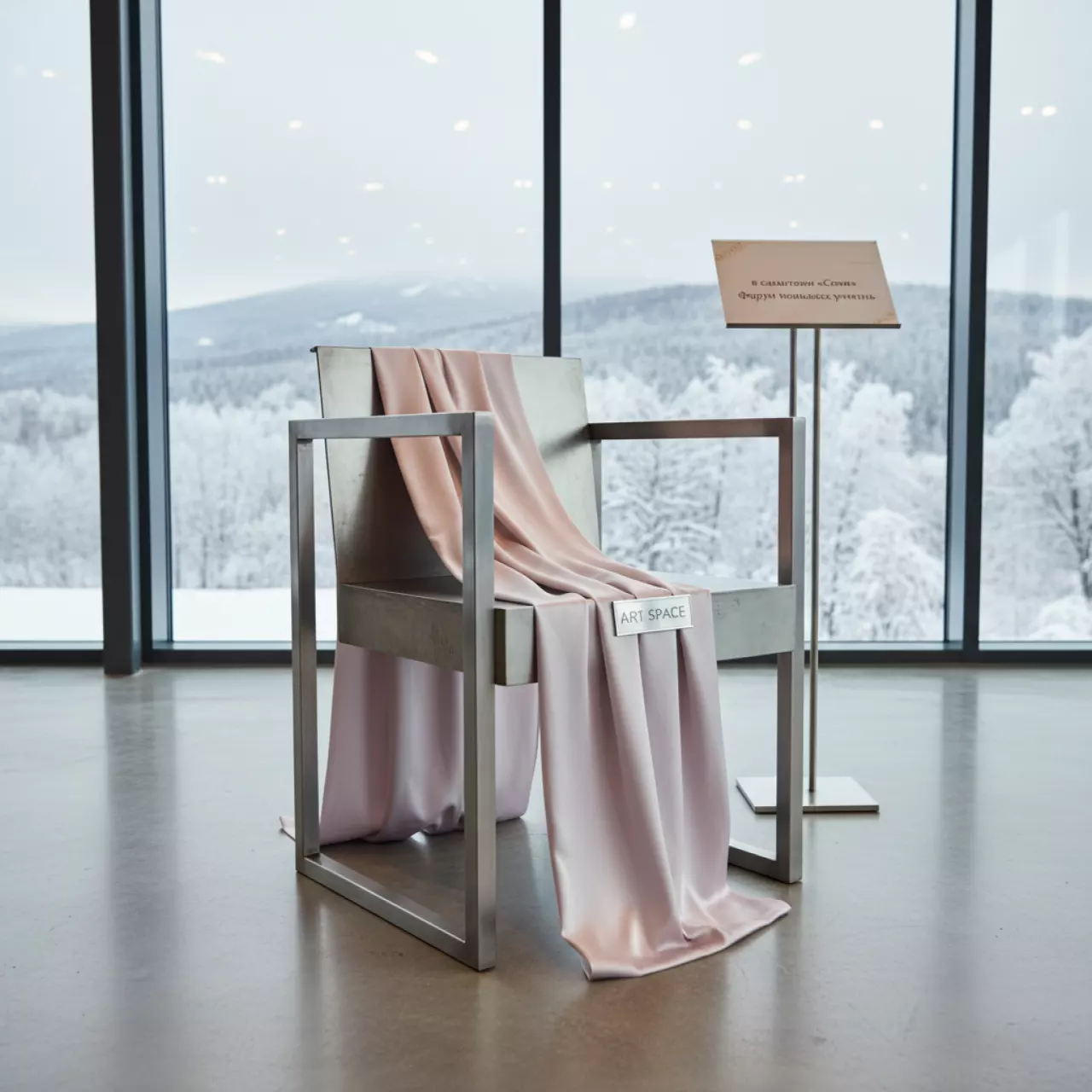 Аренда Бант пудровый 13х241 см в санатории «Сочи» — ART SPACE