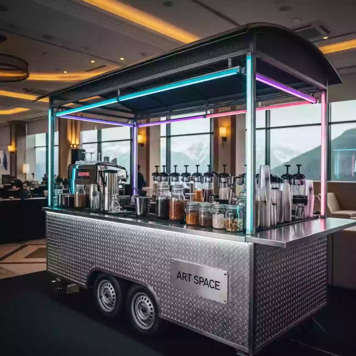 Аренда Бар детский Bubble Tea в Rixos Krasnaya Polyana — ART SPACE