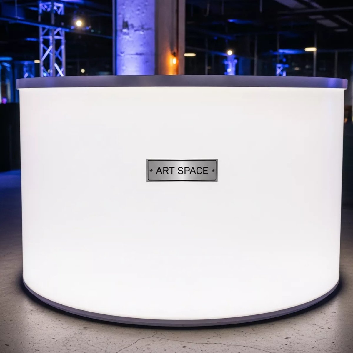 Аренда Бар LED круглый белый в Boutique Hotel PORTUM 1905 — ART SPACE