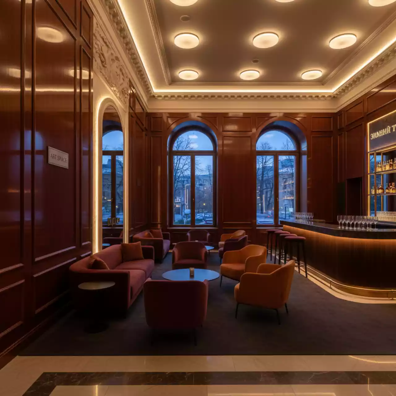 Аренда Бар Mahogany в Зимнем театре — ART SPACE
