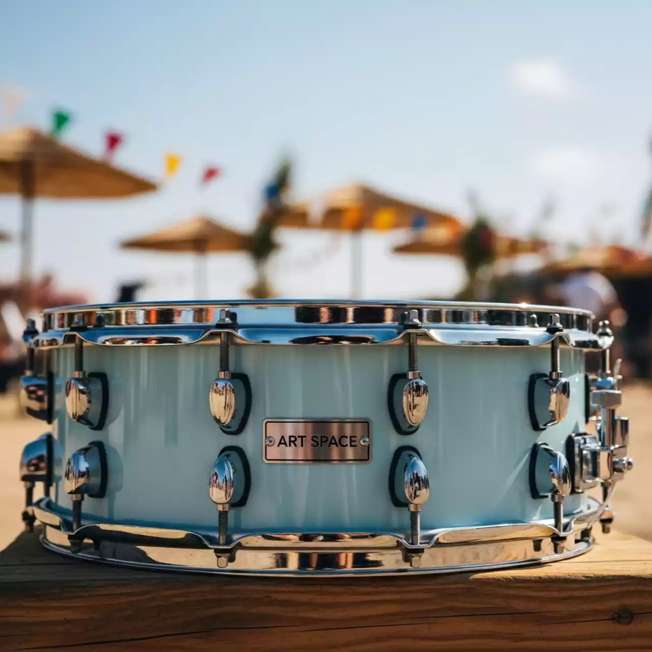 Аренда Барабан размером с пионерский на пляже «Маяк» — ART SPACE