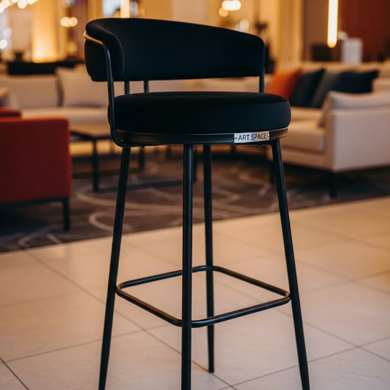 Аренда Барный стул Барвик черный в Сочи Парк Отеле — ART SPACE