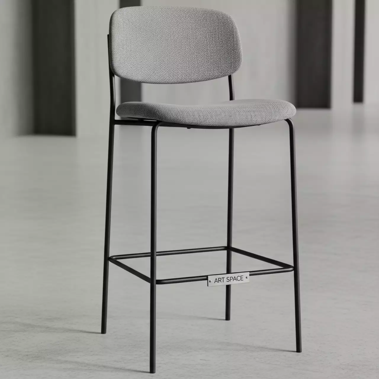 Аренда Барный стул Кельн рогожка серая в ледовом дворце «Большой» — ART SPACE