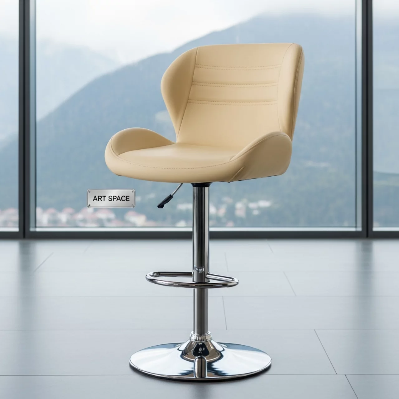 Аренда Барный стул кресло Kruger ванильный в Поляна 1389 Отель и Спа — ART SPACE