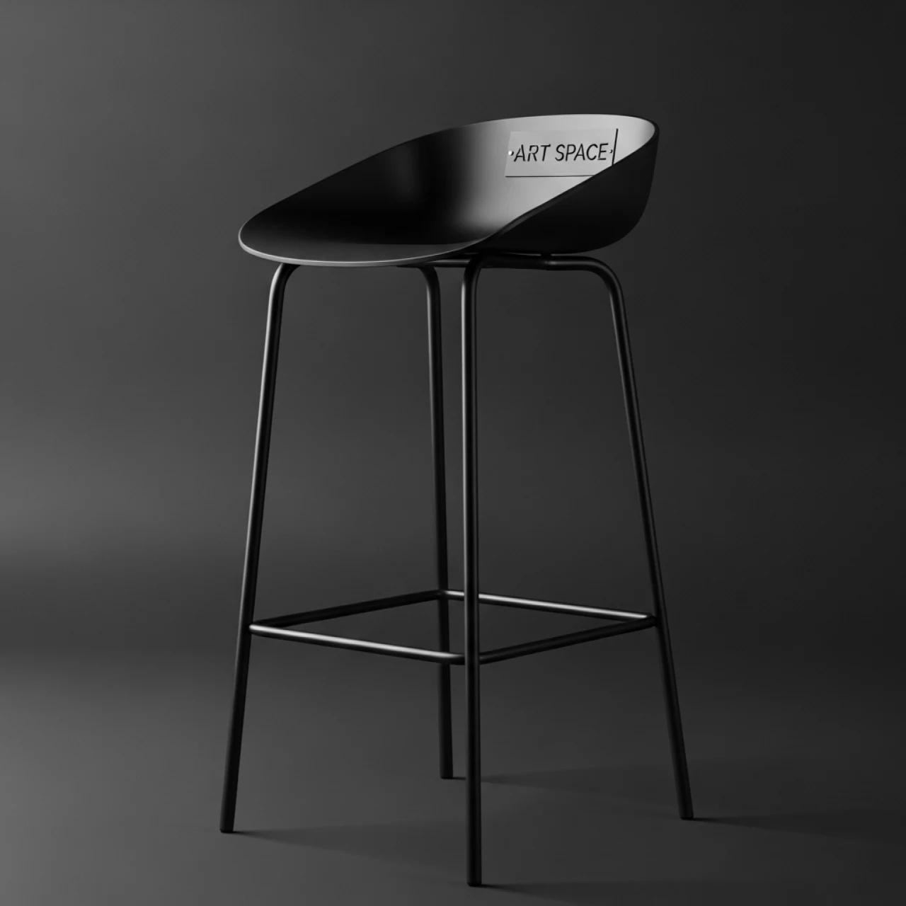 Аренда Барный стул Купер черный в Cosmos Sochi Hotel — ART SPACE