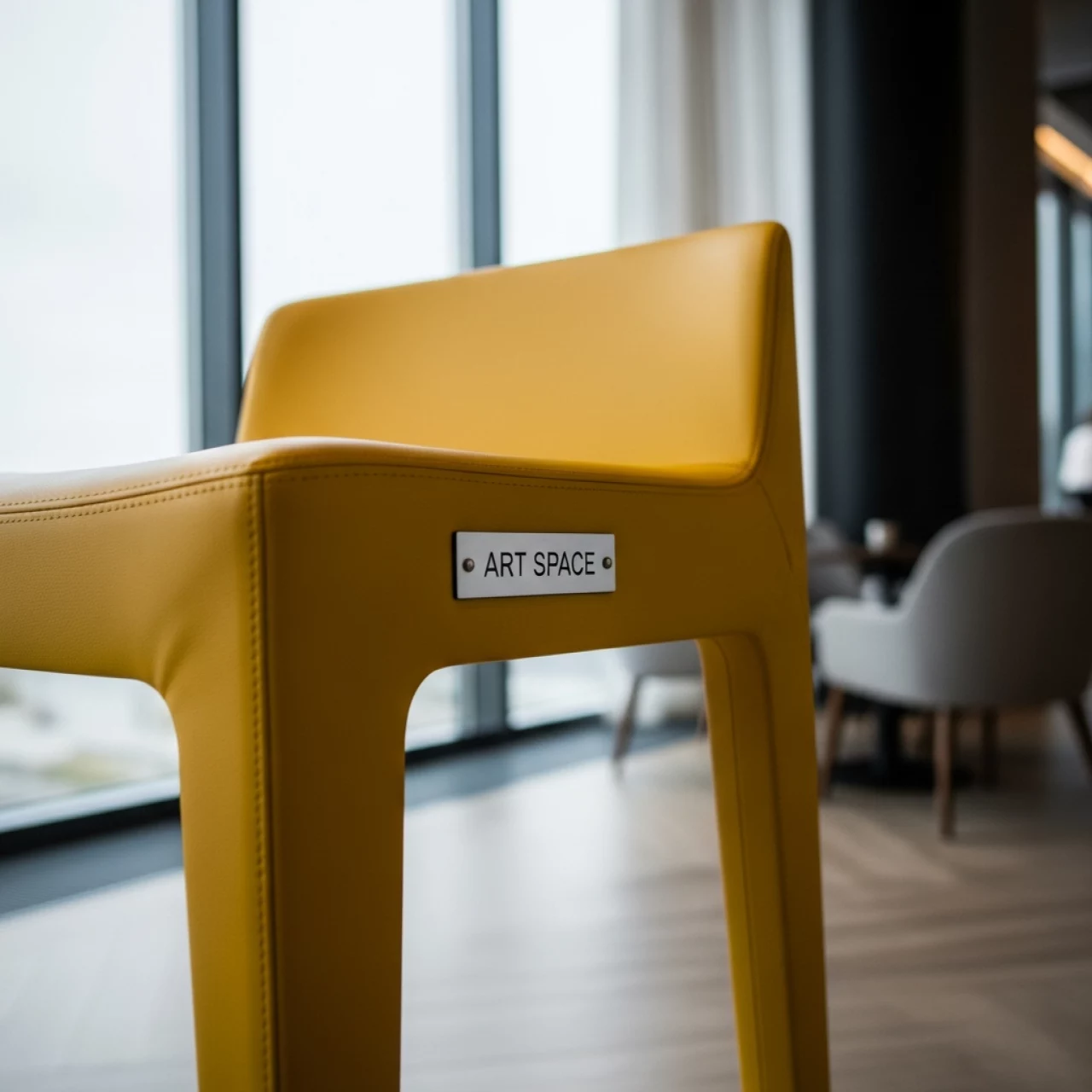 Аренда Барный стул Марк желтый в Omega Sirius — ART SPACE