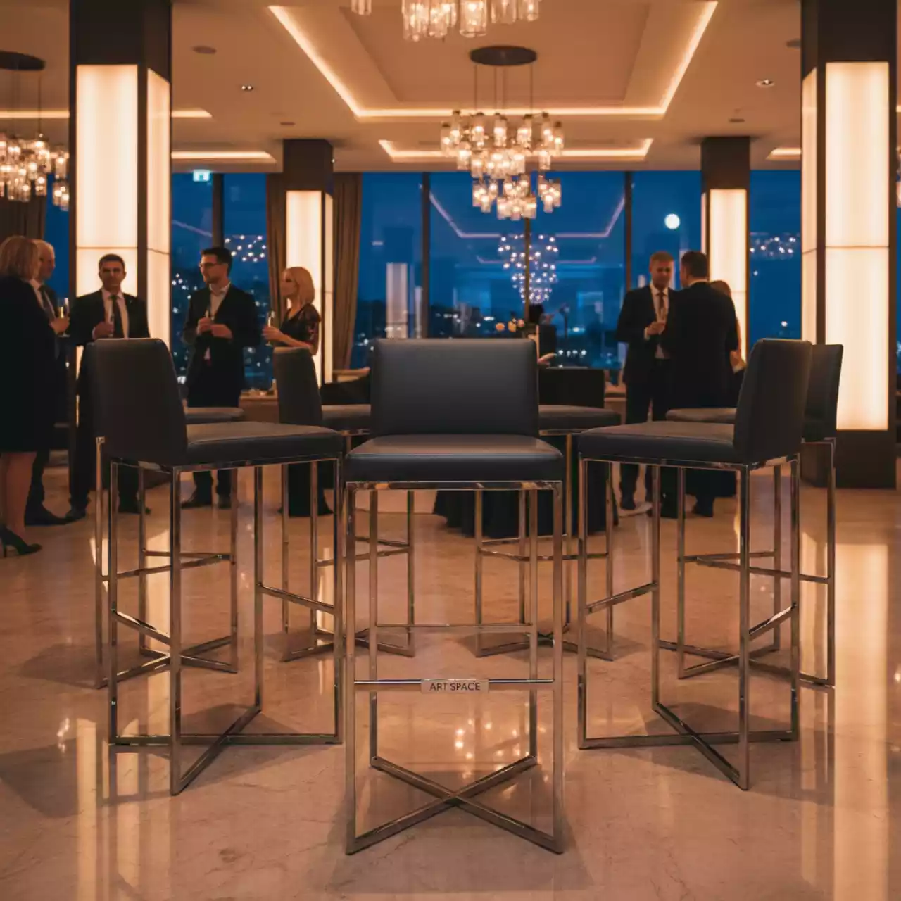 Аренда Барный стул Mira Black в Radisson Collection Paradise — ART SPACE