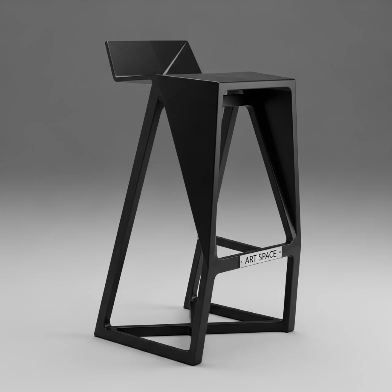 Аренда Барный стул Miura Black в Cosmos Sochi Hotel — ART SPACE