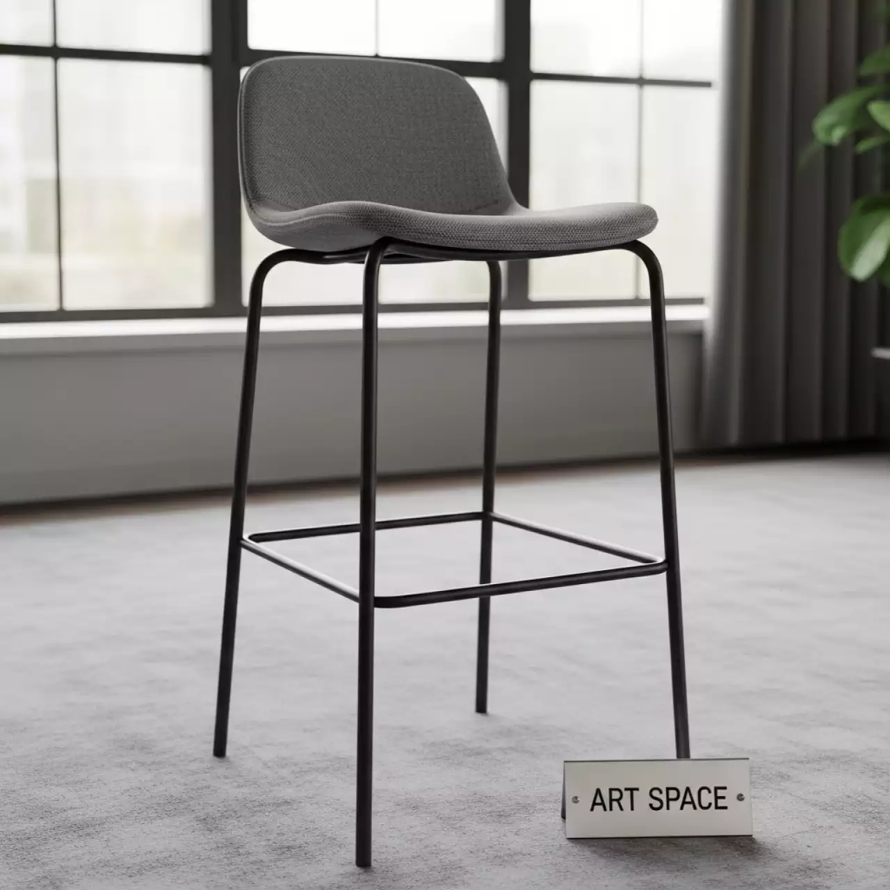 Аренда Барный стул Turin Grey в Boutique Hotel PORTUM 1905 — ART SPACE