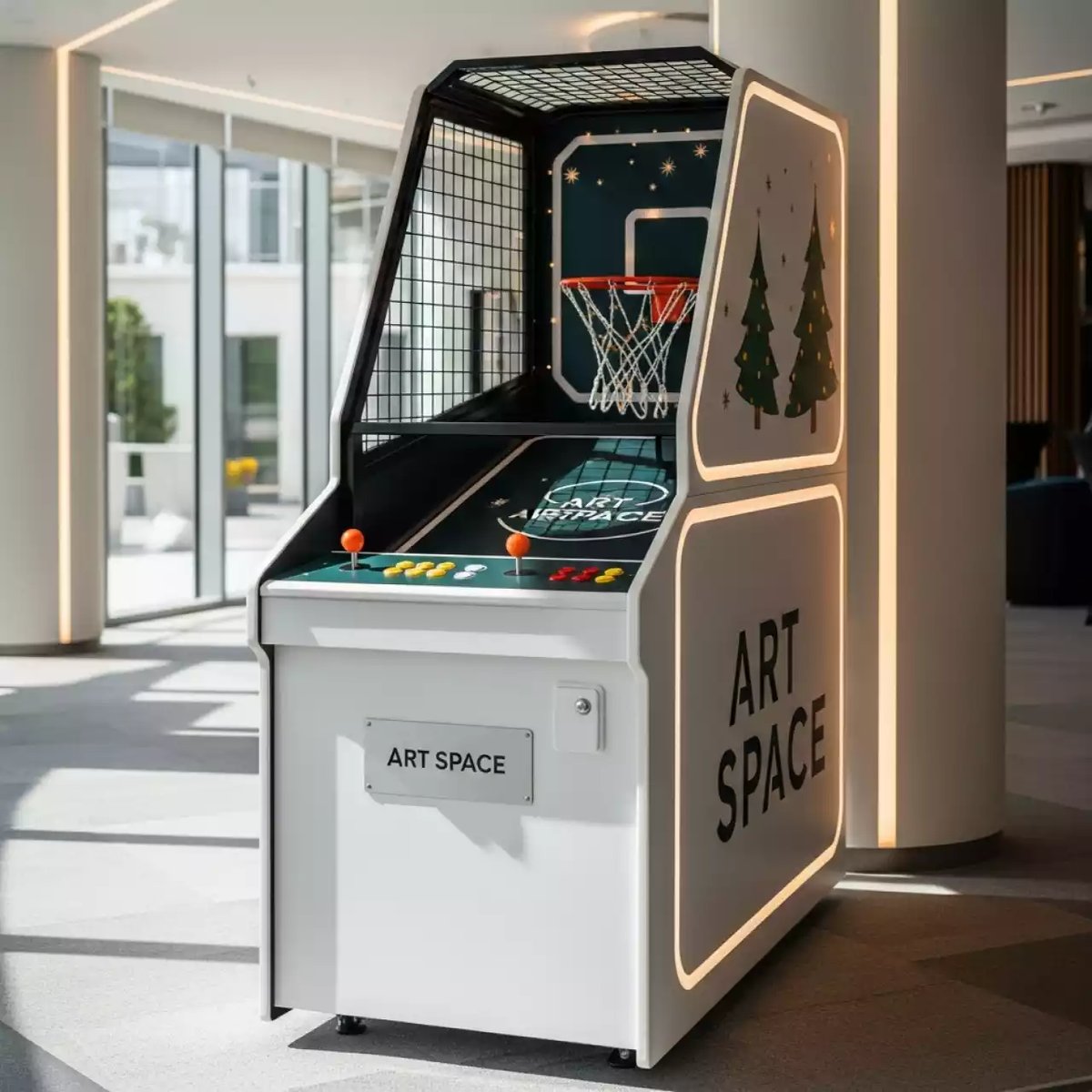 Аренда Баскетбол ретро новогодний в Radisson Blu Resort & Congress Centre — ART SPACE