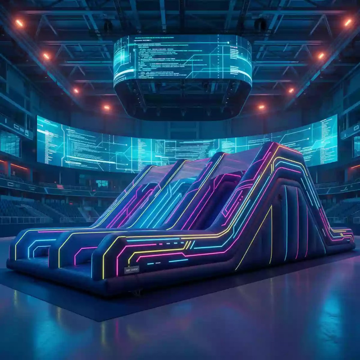 Аренда Батут чудесная поляна в ледовом дворце «Роза Хутор» — ART SPACE