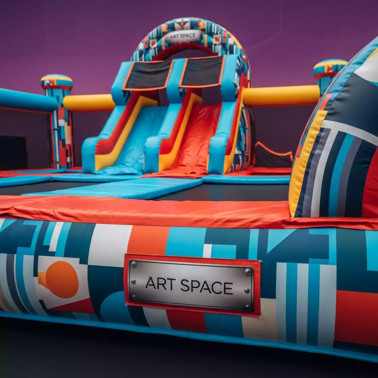 Аренда Батут детский Горка башня в отеле «Богатырь» — ART SPACE